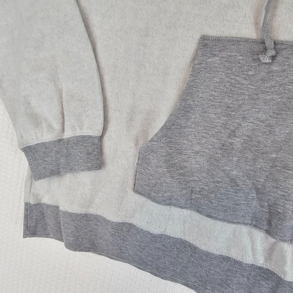 Womens 3X Hoodie Long Sleeve Pullover Heather Gray Plus Size Wild Fable - Picture 4 of 11